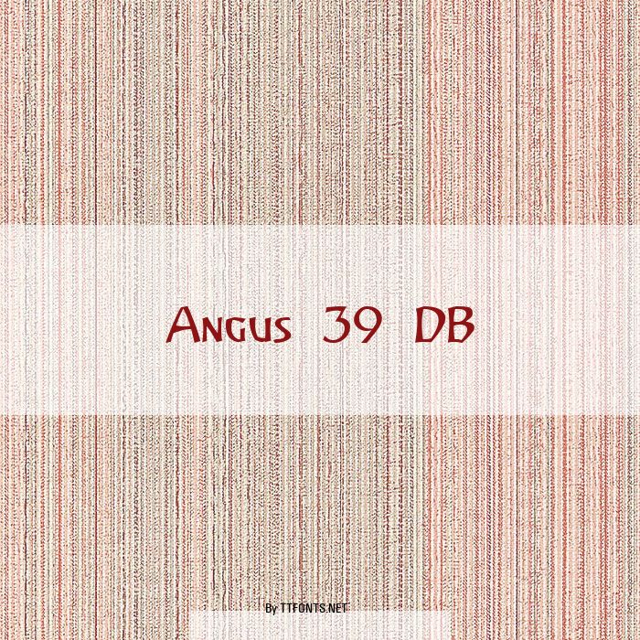 Angus 39 DB example